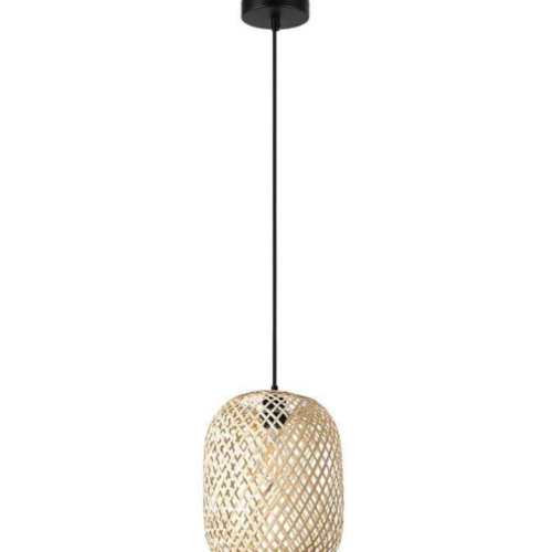 E-KLCH-7131 230v 40W E27 Bamboo Pendant Natural original Bamboo colour