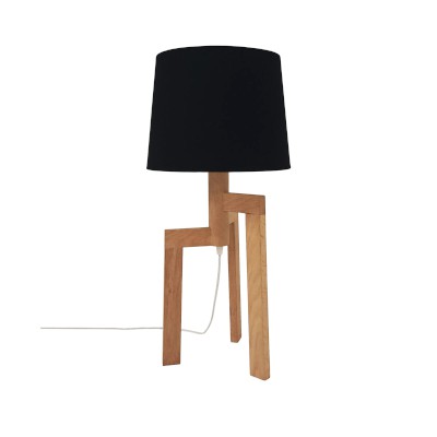 JAGGERED TABLE LAMP – Oak