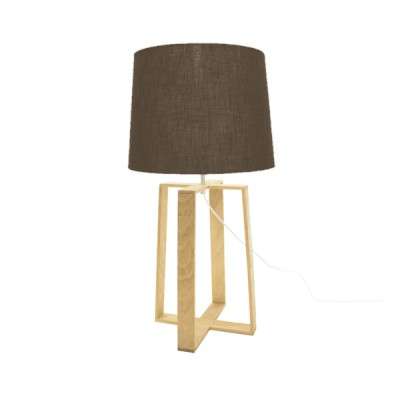 ROCKET TABLE LAMP – Oak